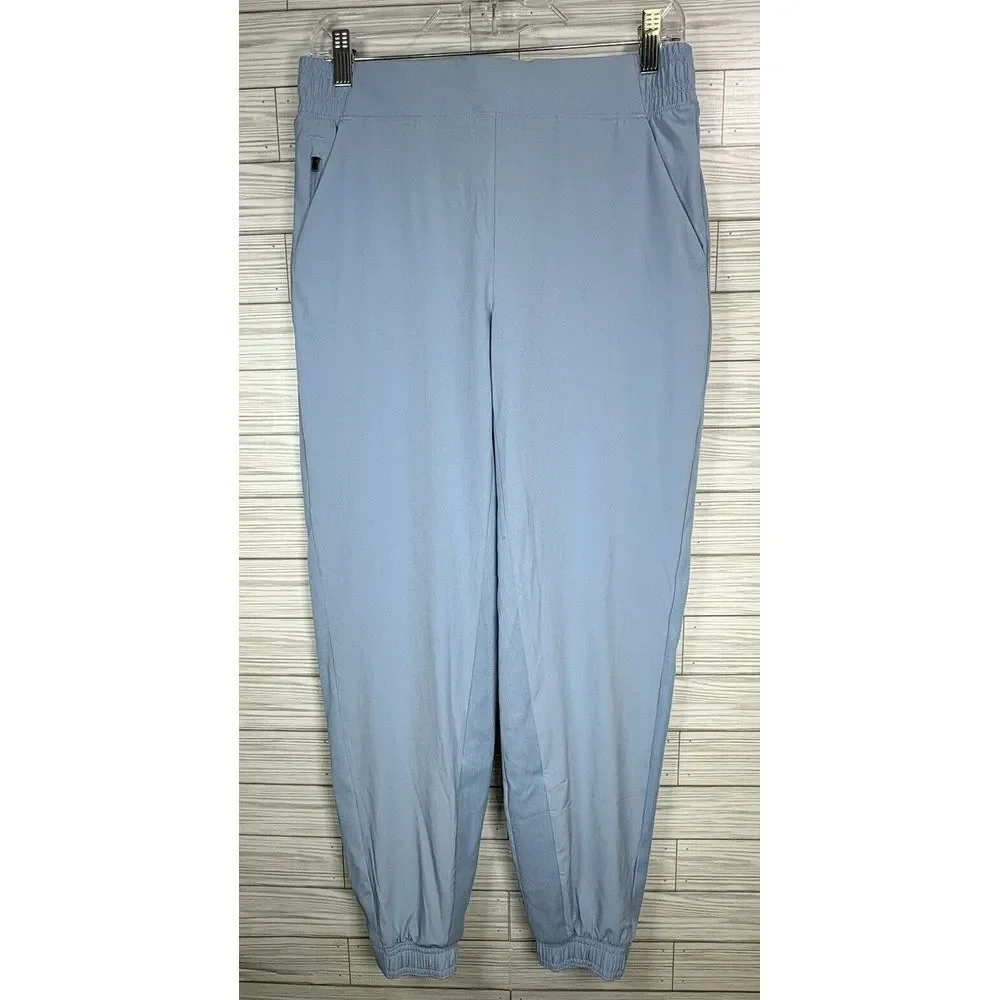 ATHLETA‎ Women's Brooklyn Lined Jogger Pants Polyester Size 6 Baby Blue